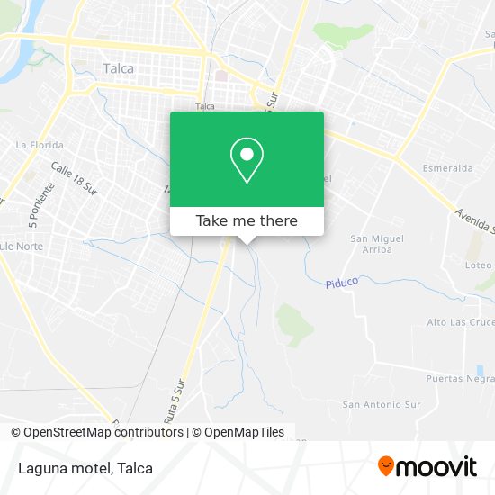 Mapa de Laguna motel