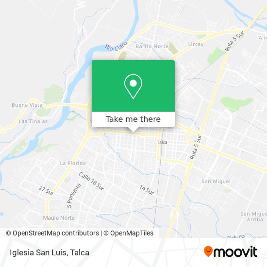Mapa de Iglesia San Luis