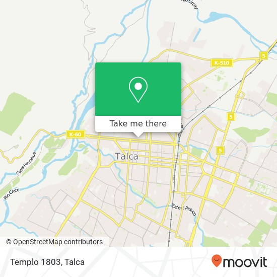 Templo 1803 map