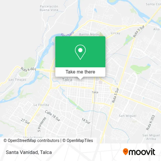 Santa Vanidad map