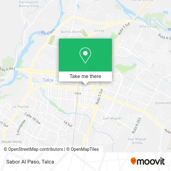 Sabor Al Paso map