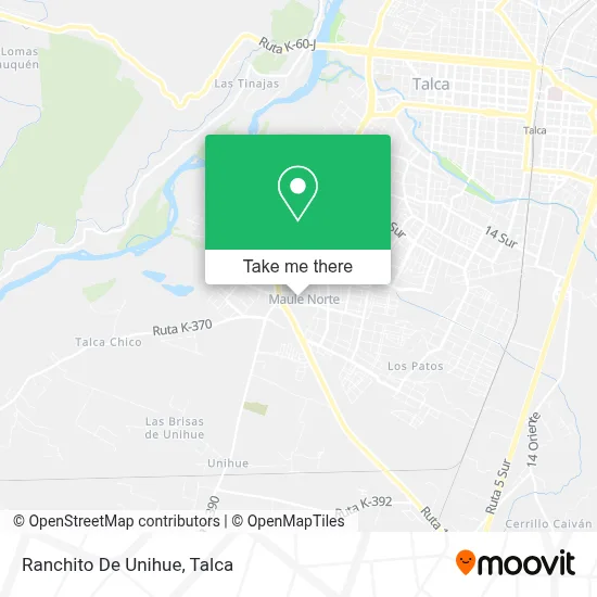 Ranchito De Unihue map