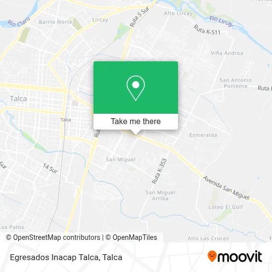 Egresados Inacap Talca map