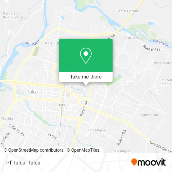 Pf Talca map
