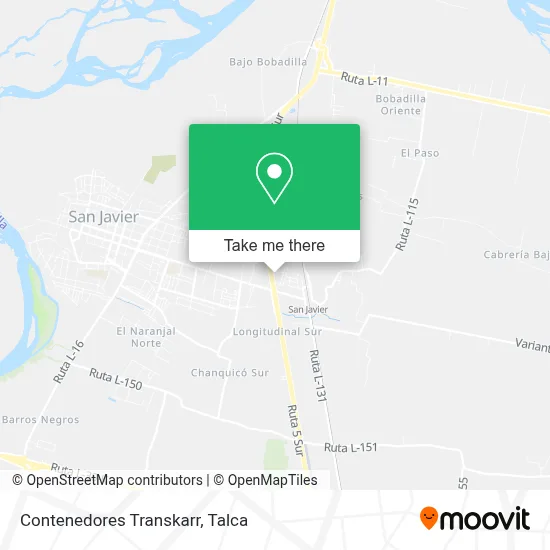 Contenedores Transkarr map