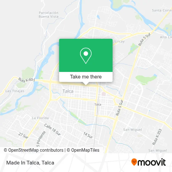 Made In Talca map
