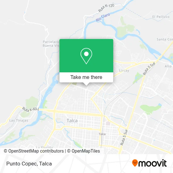 Punto Copec map