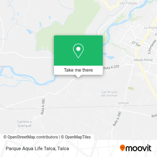 Parque Aqua Life Talca map