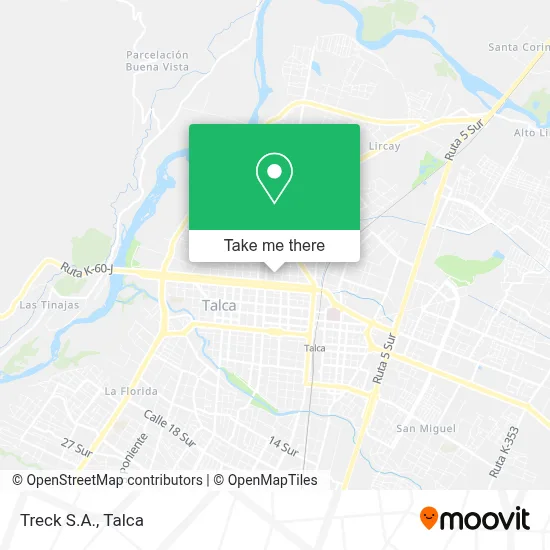 Treck S.A. map