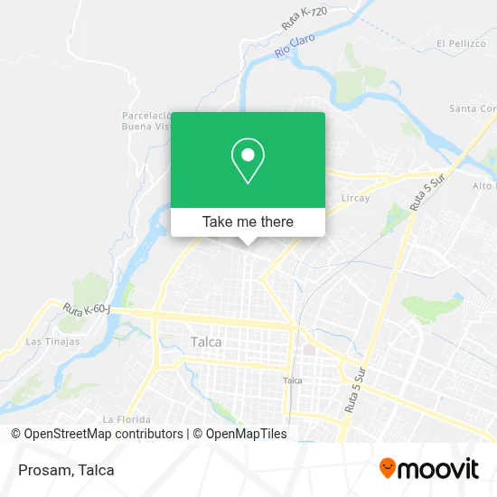 Prosam map