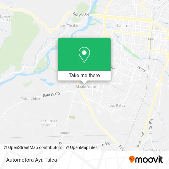 Automotora Ayr map