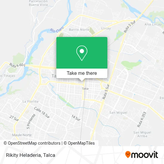 Rikity Heladeria map