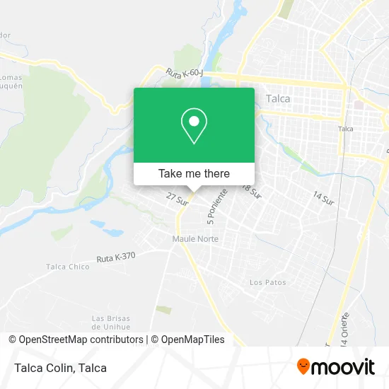 Talca Colin map
