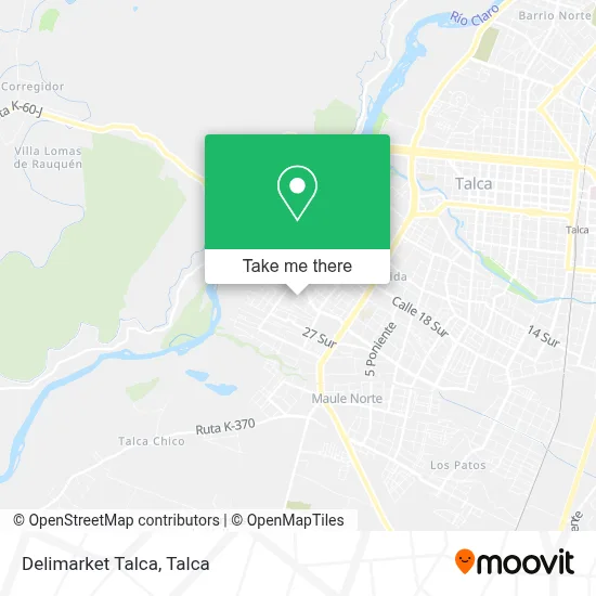 Delimarket Talca map