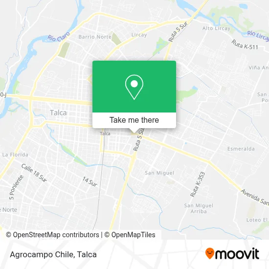 Agrocampo Chile map