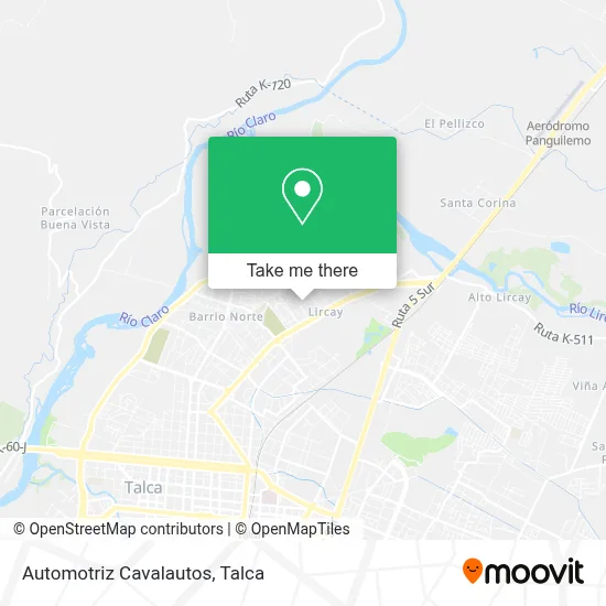 Automotriz Cavalautos map