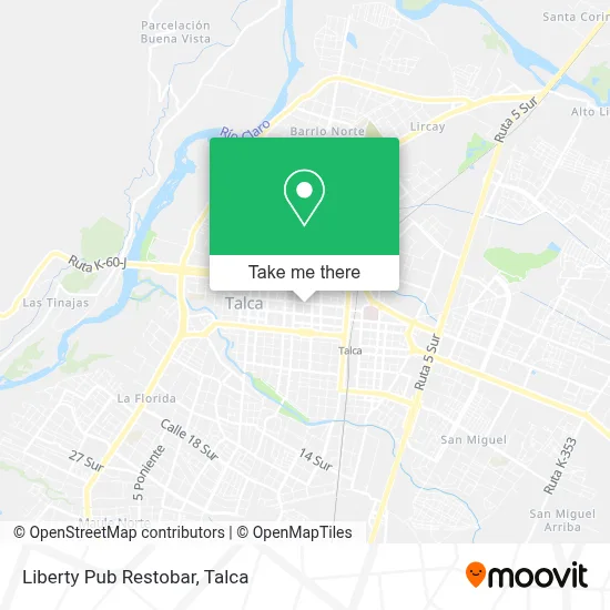 Liberty Pub Restobar map