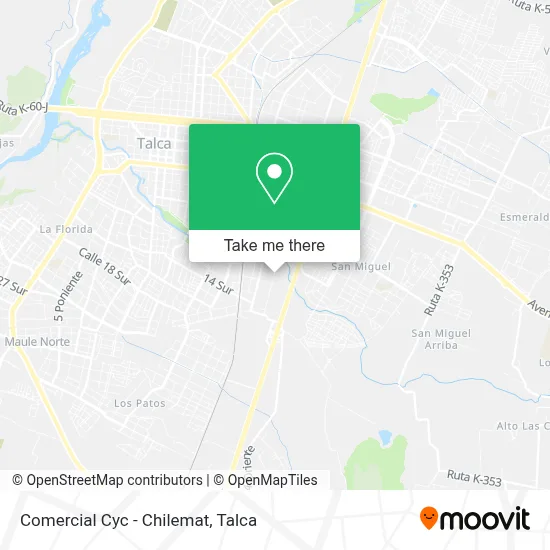 Comercial Cyc - Chilemat map