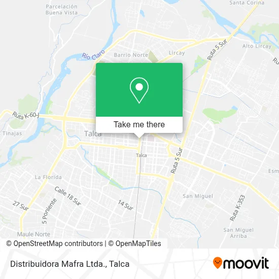 Distribuidora Mafra Ltda. map