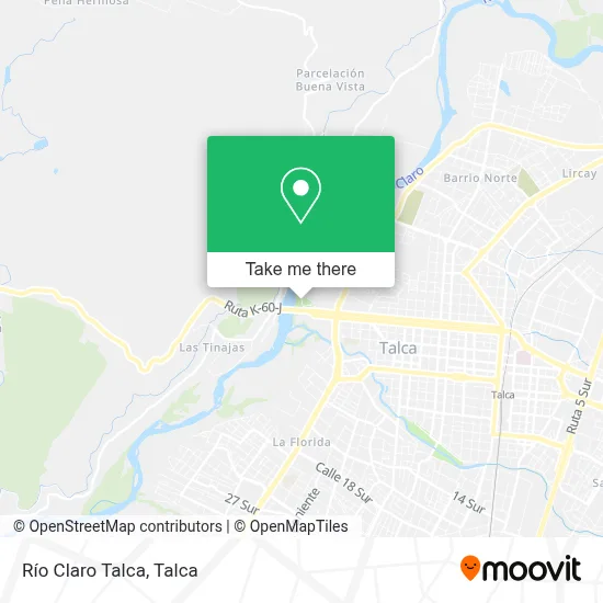 Río Claro Talca map