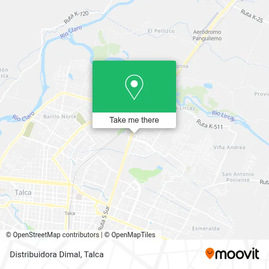 Distribuidora Dimal map