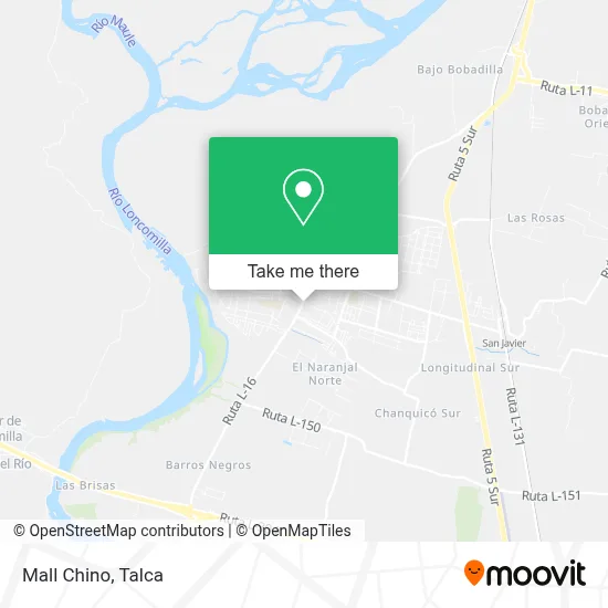 Mall Chino map