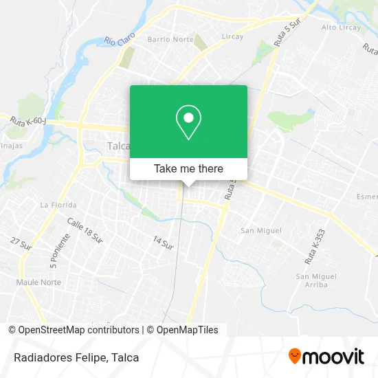 Radiadores Felipe map