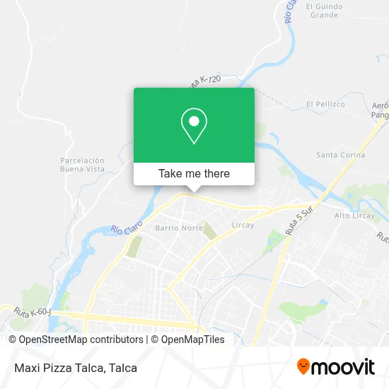 Maxi Pizza Talca map