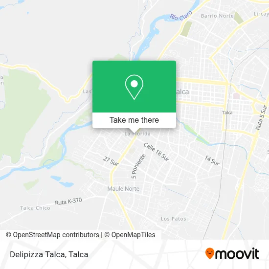 Delipizza Talca map