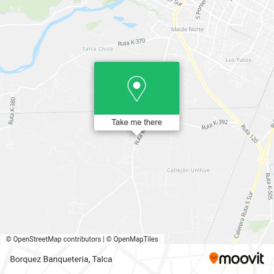 Borquez Banqueteria map