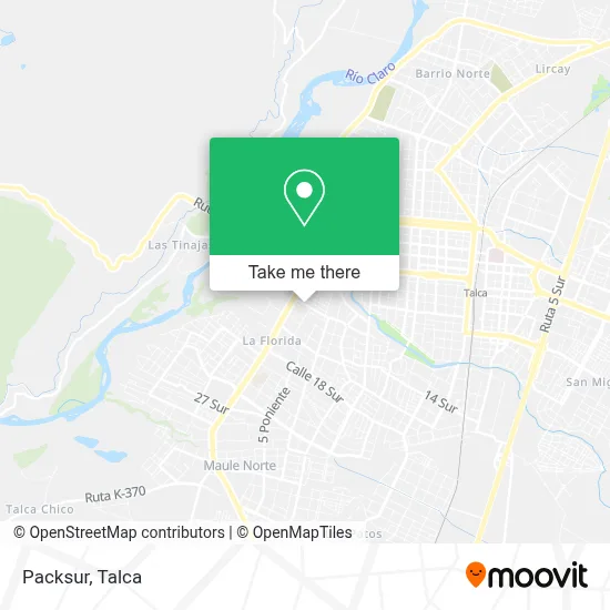 Packsur map