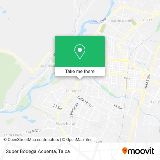 Super Bodega Acuenta map
