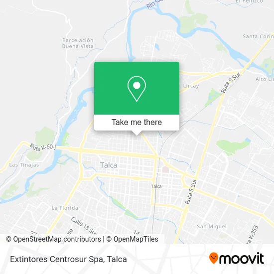 Extintores Centrosur Spa map