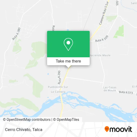 Cerro Chivato map