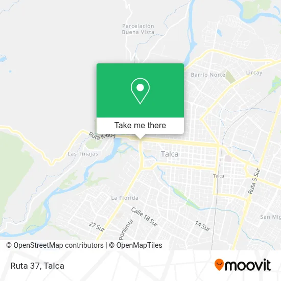 Ruta 37 map