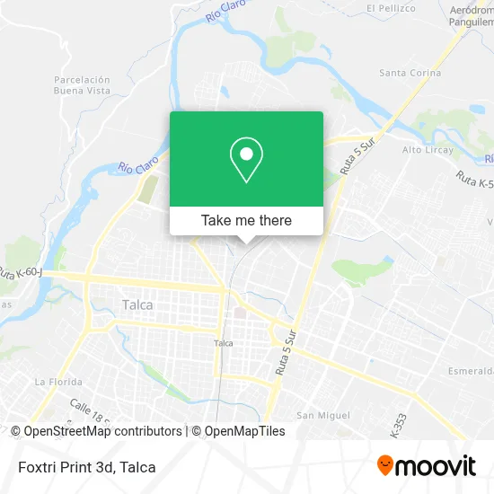 Foxtri Print 3d map