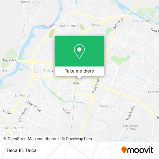 Talca III map
