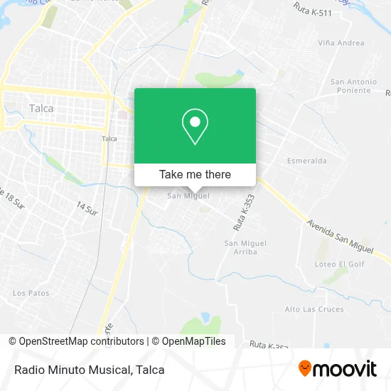 Radio Minuto Musical map