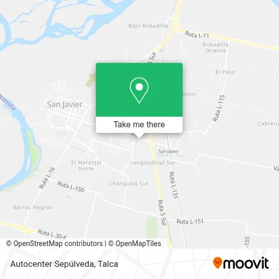 Autocenter Sepúlveda map