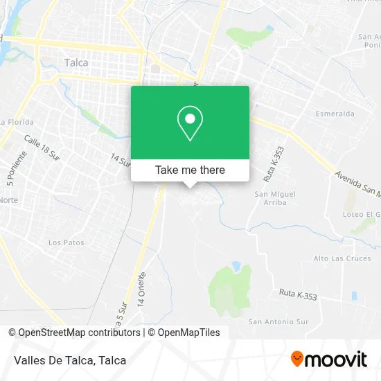 Valles De Talca map