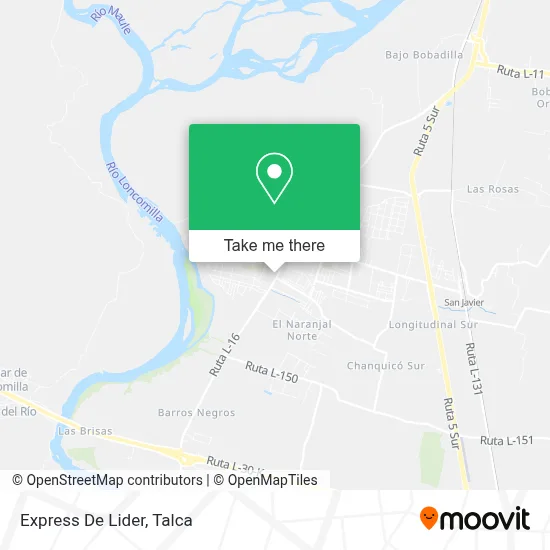 Express De Lider map