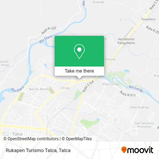 Rukapen Turismo Talca map