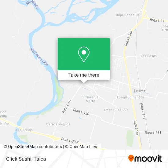 Click Sushi map