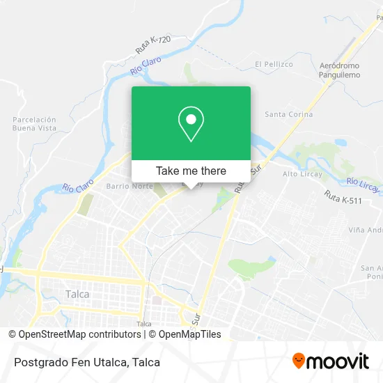 Postgrado Fen Utalca map