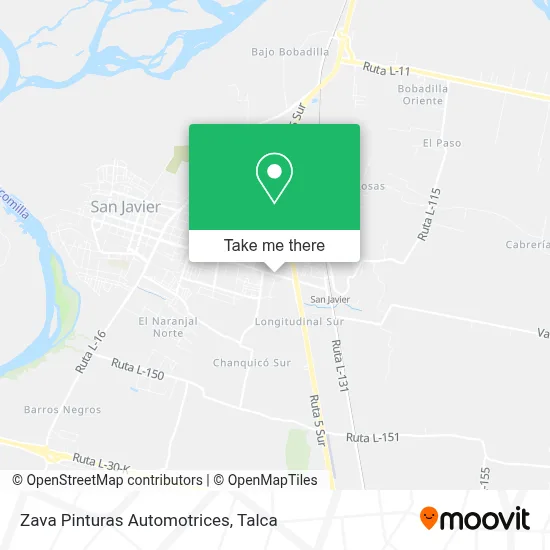 Zava Pinturas Automotrices map