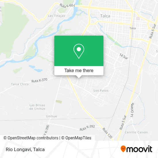 Rio Longavi map