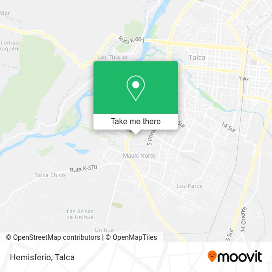Hemisferio map