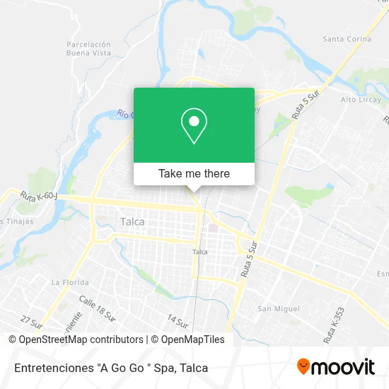Entretenciones "A Go Go " Spa map