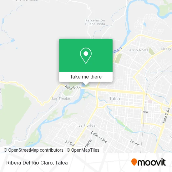 Ribera Del Rio Claro map