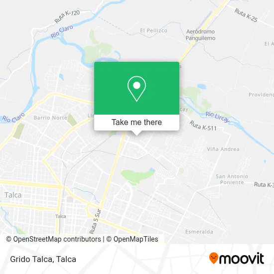 Grido Talca map